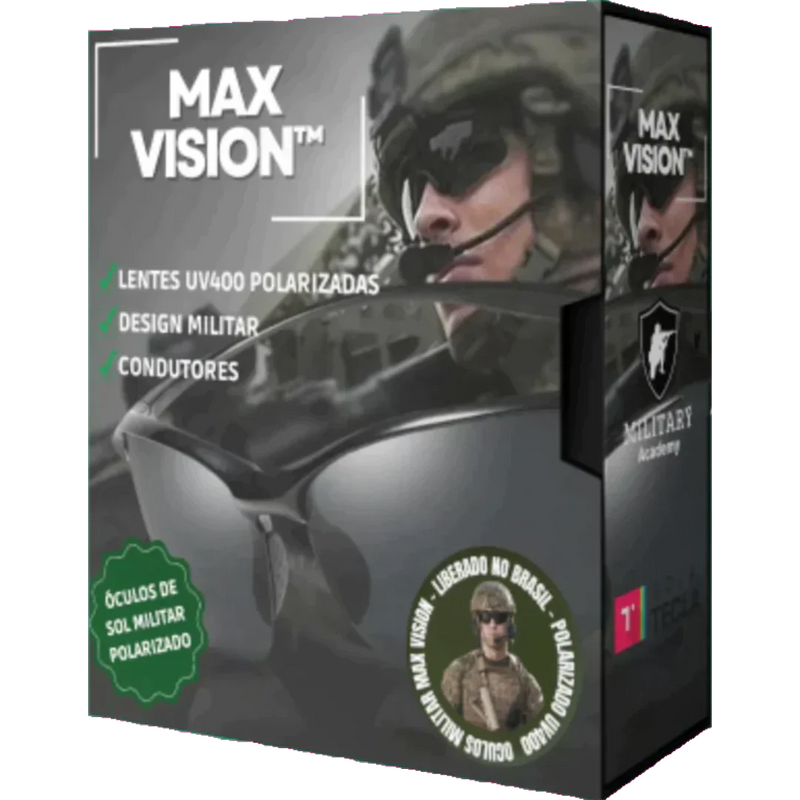 MaxVision® | Óculos Militar (Unidades Exclusivas)