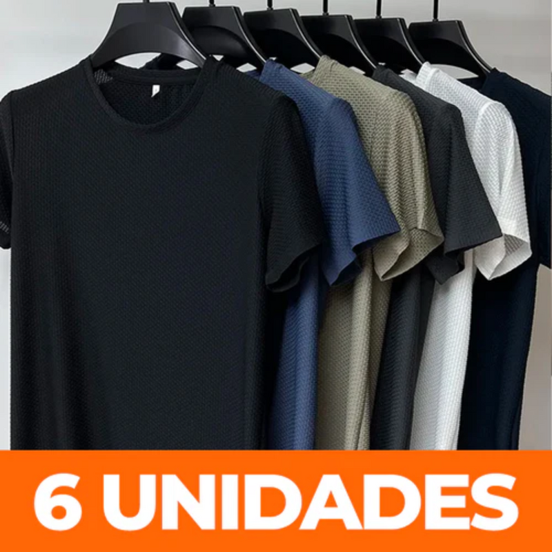 Camisas Respiráveis Premium Elegant (COMPRE 3 LEVE 6)