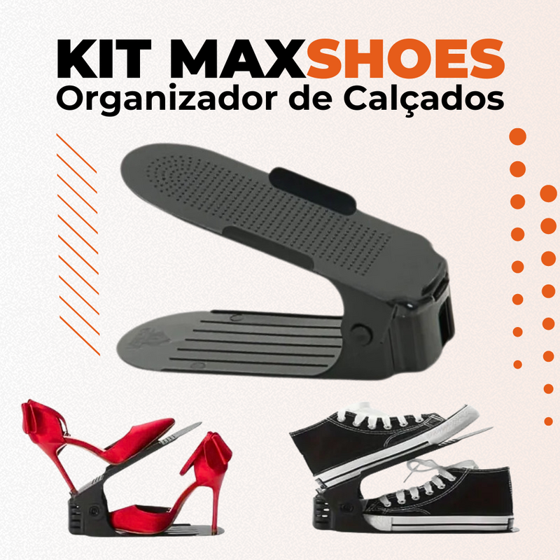 KIT MaxShoes - Organizador de Calçados (COMPRE 10 LEVE 20)