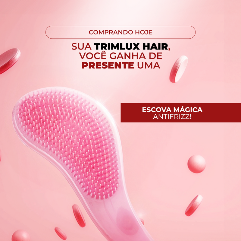 Escova Alemã Aparadora de Pontas Duplas - TrimLux Hair [BRINDE EXCLUSIVO]