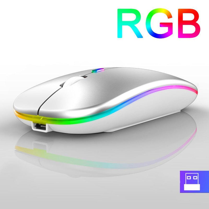 Mouse RGB Sem Fio