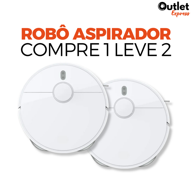 Robô Aspirador Premium de Limpeza - Últimas Unidades (COMPRE 1 LEVE 2)